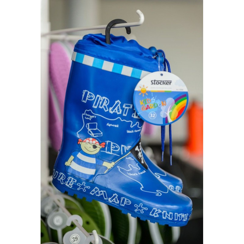 Botas Stocker Kids Garden Pirate azul talla 27