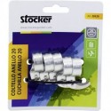 Stocker Aluminum ring knife 24 mm 5 pieces in blister