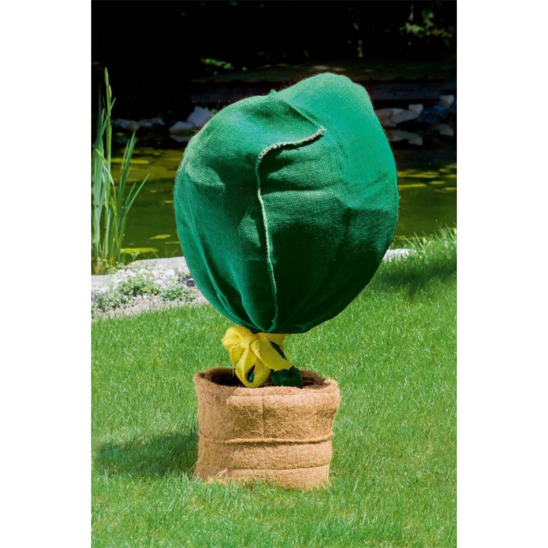 Bolsa de yute verde Stocker 98 x 110 cm