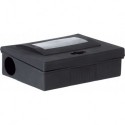 Stocker Mouse Station Cebo veneno para ratas contenedor 12,5 x 9,5 x h4 cm