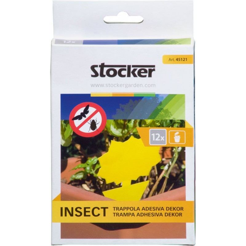 Adhesivo Stocker Insect Amarillo Dekor