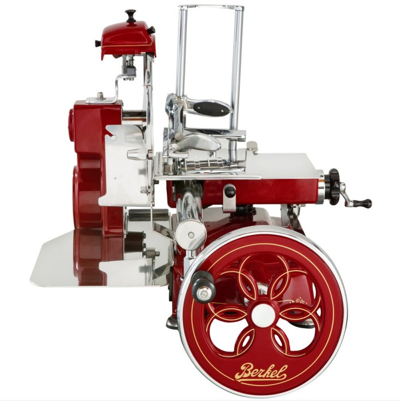 Berkel Slicer Volano Fiorato Homenaje Berkel Rojo - Decoraciones Doradas