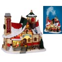 Santa'S Chalet con Alimentatore 4.5V Cod. 15742