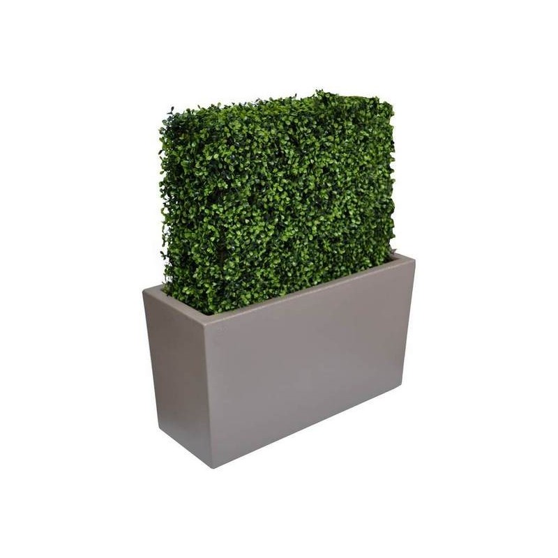 Rectangular Artificial Boxwood Hedge