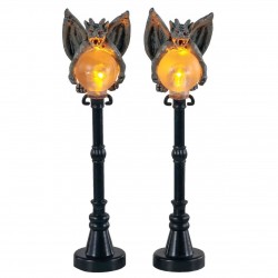 Gargoyle Lamp Post Set Of 2 Ref. 14829