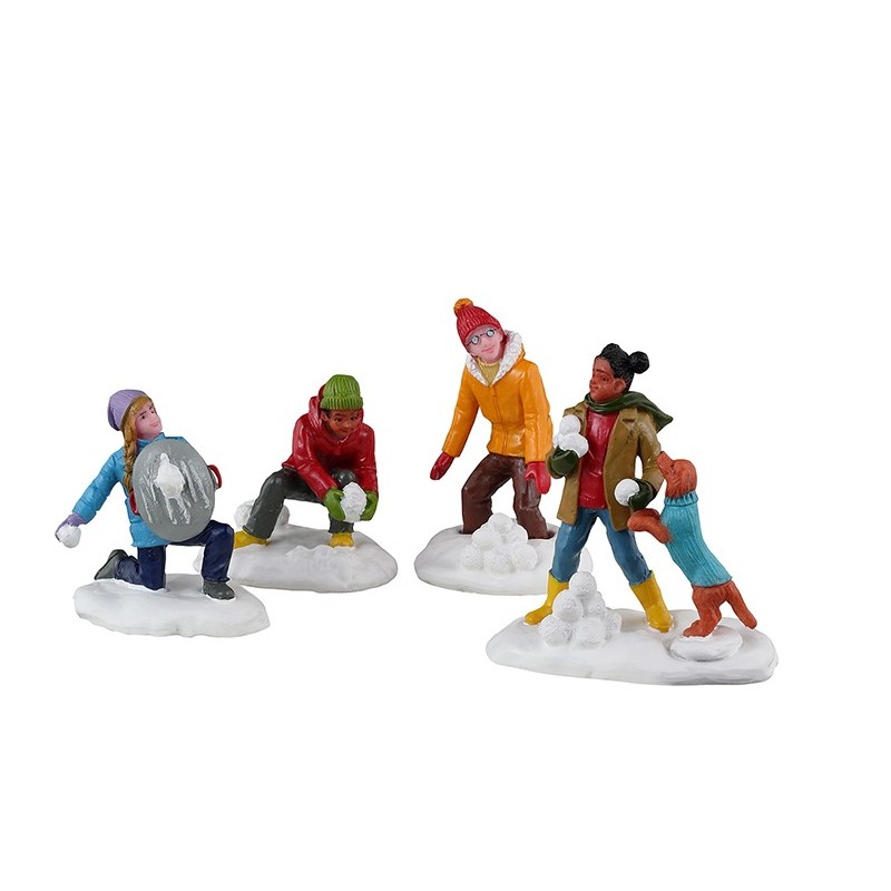 Snowball Battles Set Of 4 Cod. 32210