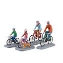 Family Bike Ride Set Of 4 Cod. 32220