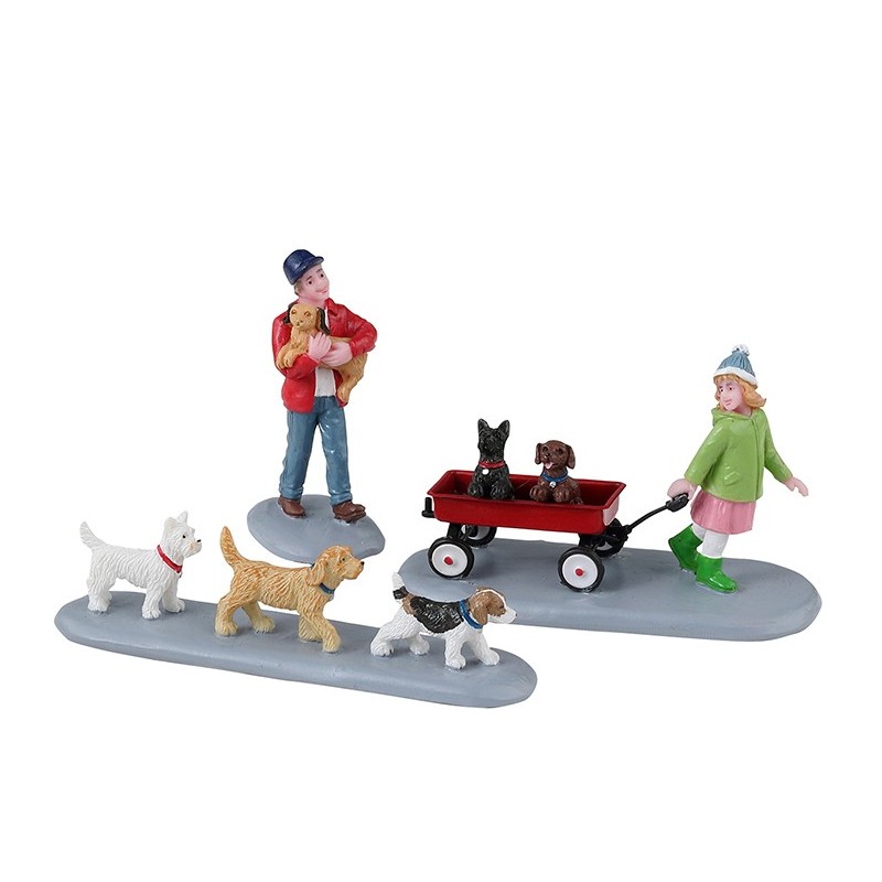 Puppy Parade Set Of 3 Cod. 32226