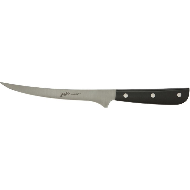 Cuchillo para filetear Berkel Synthesis 18 cm Negro