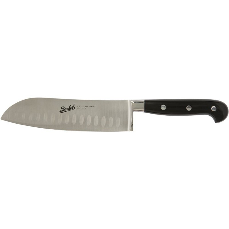 Cuchillo Berkel Adhoc Santoku 18 cm Negro