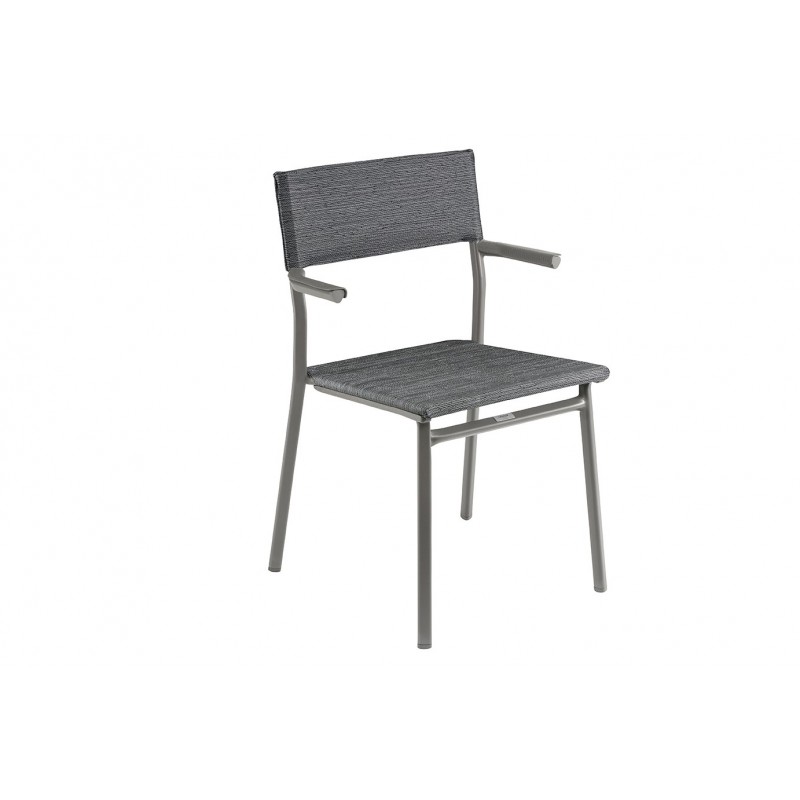 Silla Apilable con Brazos ORON LaFuma LFM5067 Obsidiana