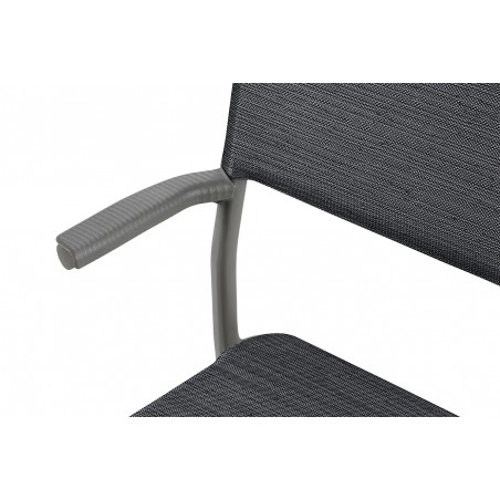 Silla Apilable con Brazos ORON LaFuma LFM5067 Obsidiana