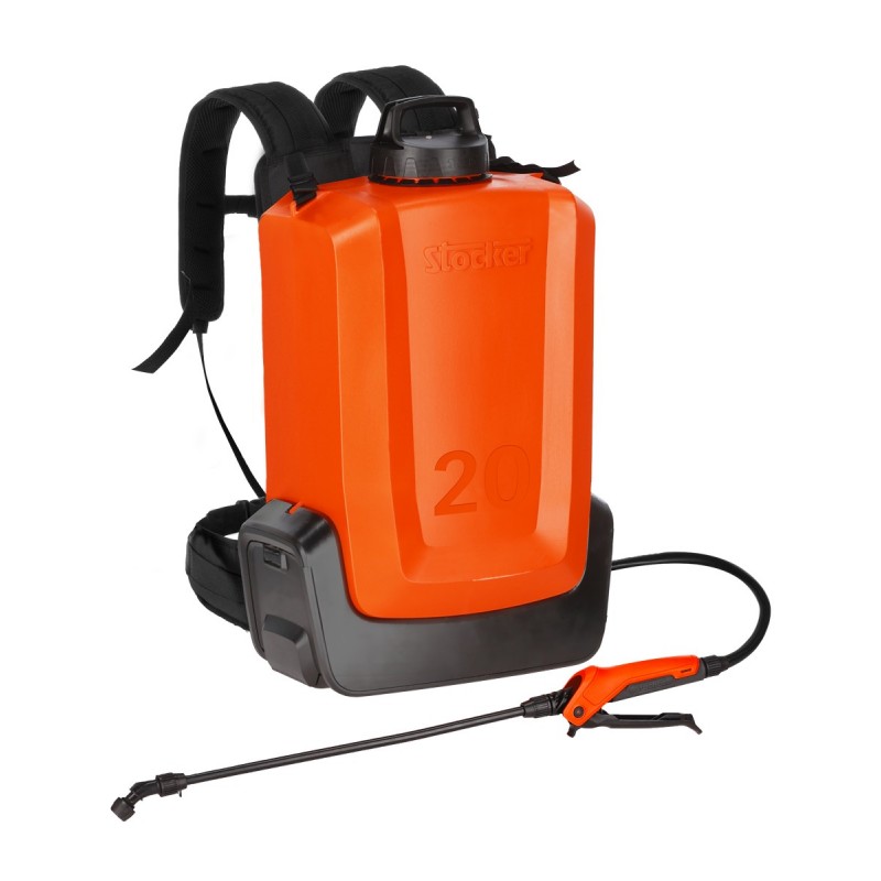 Bomba de mochila eléctrica Stocker 2,5/5 bar Ergomist 21V 20l