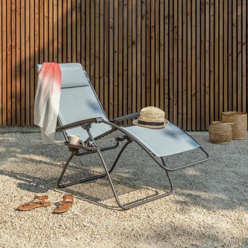 Reclining Armchair Deckchair R CLIP LaFuma LFM4020 Ciel