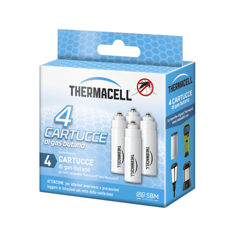 Thermacell Recarga 4 Cartuchos de Gas Butano