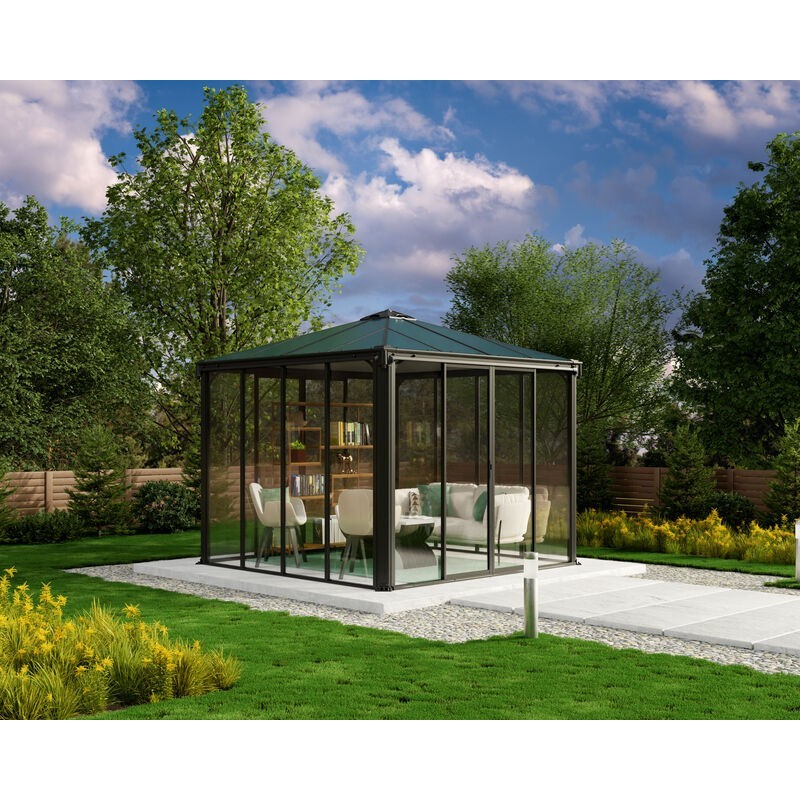 Canopia Ledro Closed Gazebo in Aluminum 3X3 m