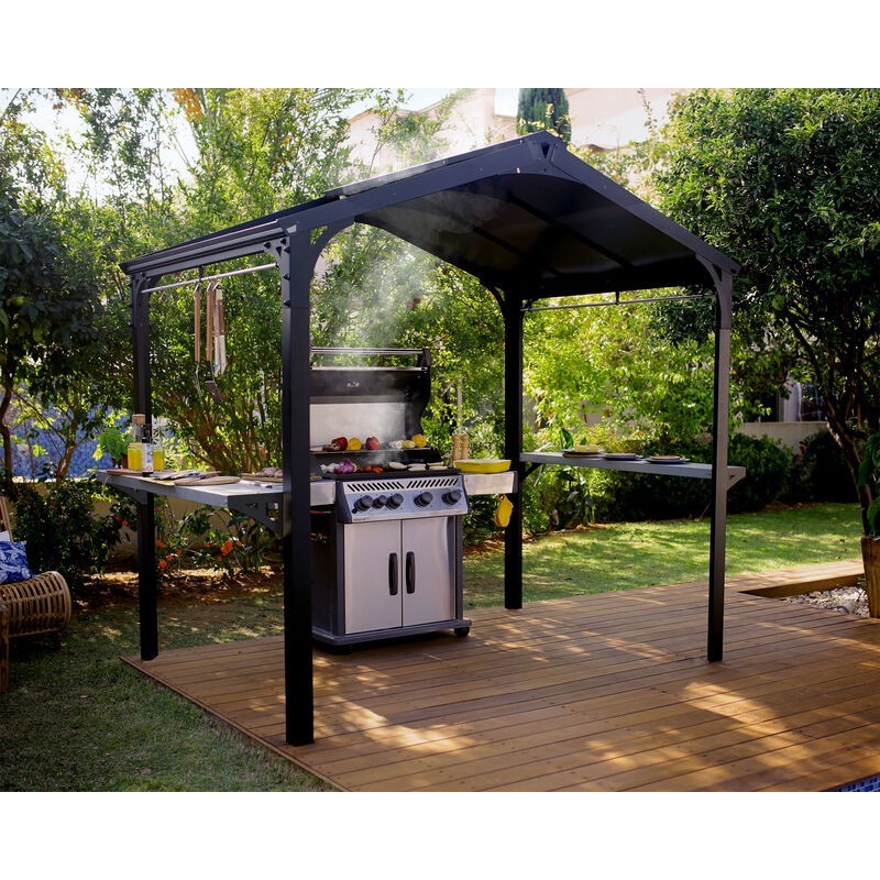 Canopia Cenador Austin para Barbacoa en Aluminio 1,8X2,4 m