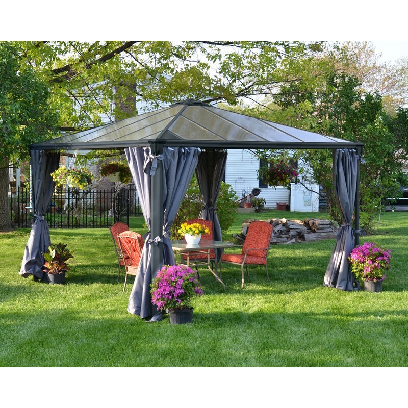 Canopia Set of Curtains for Gazebo Martinique 4.7X2.2 m