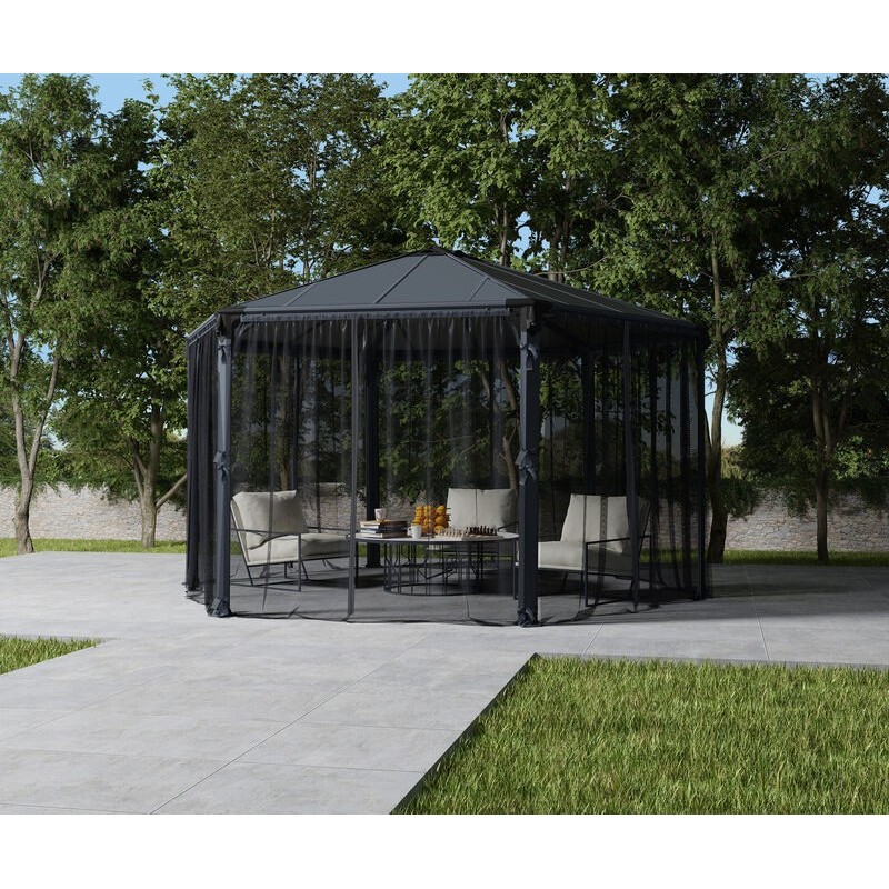 Canopia Hexagonal Mosquito Net for Gazebo Monaco / Rome 2.3X2.2 m