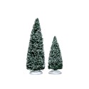 Snowy Juniper Tree Medium & Small Set of 2 Ref. 34665