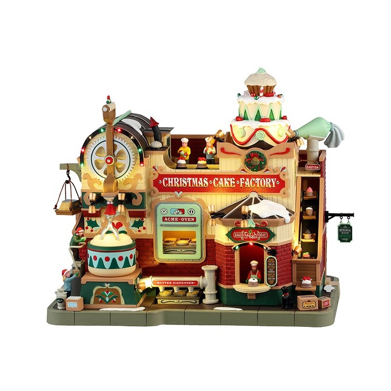 Christmas Cake Factory con adaptador de 4.5V Cod. 45268