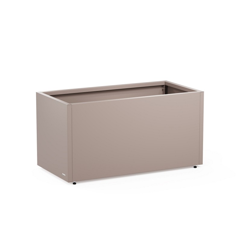 Herstera PLANTER 50 Planter in Dark Gray Metal 100x50x50cm