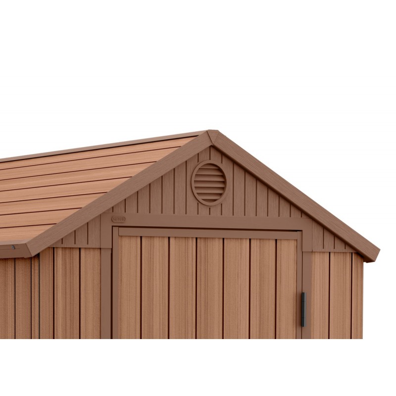 Keter Resin Garden Shed DARWIN 4x6 Wood