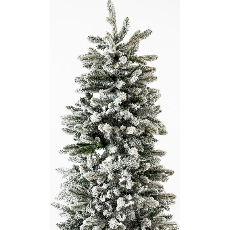 Árbol de Navidad Russel Nevado h180Ø65cm PE+PVC