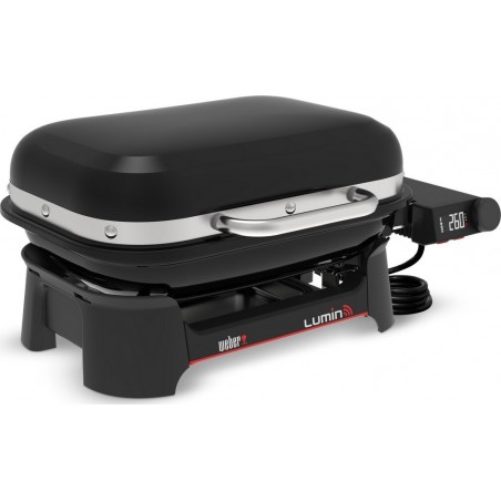 Barbacoa Eléctrica Weber Lumin Smart Compact Negra Cód. 1500690