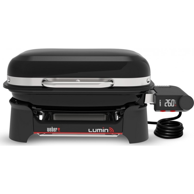 Barbacoa Eléctrica Weber Lumin Smart Compact Negra Cód. 1500690