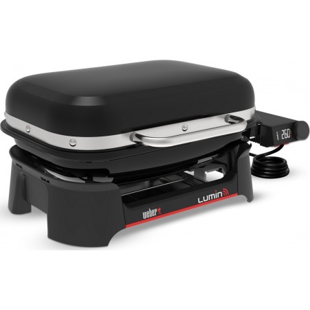 Barbacoa Eléctrica Weber Lumin Smart Negro Cód. 1500692