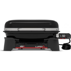 Barbacoa Eléctrica Weber Lumin Smart Negro Cód. 1500692