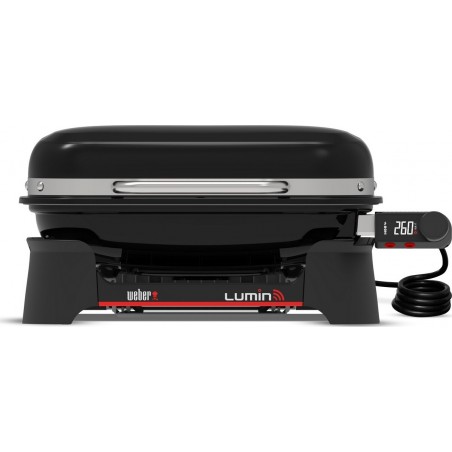 Barbacoa Eléctrica Weber Lumin Smart Negro Cód. 1500692