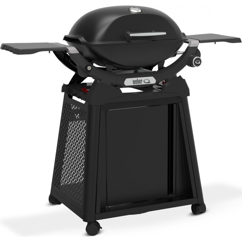 Barbacoa de Gas Weber Q 2200N Con Carro Negro Cód. 1501110