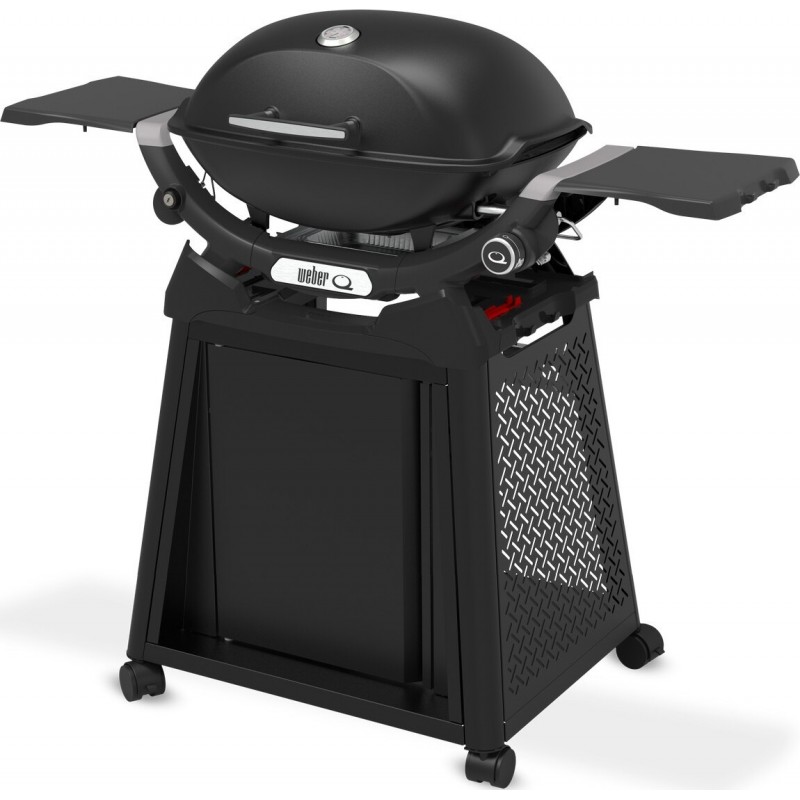 Barbacoa de Gas Weber Q 2200N Con Carro Negro Cód. 1501110