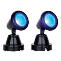 Round Spot Light Blue Set of 2 Cod. 54945