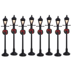 Gas Lantern Street Lamp Set of 8 Ref. 64500