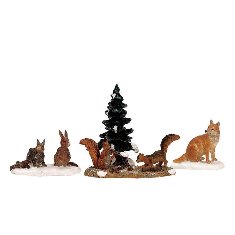 Woodland Animals Set of 4 Cod. 12516