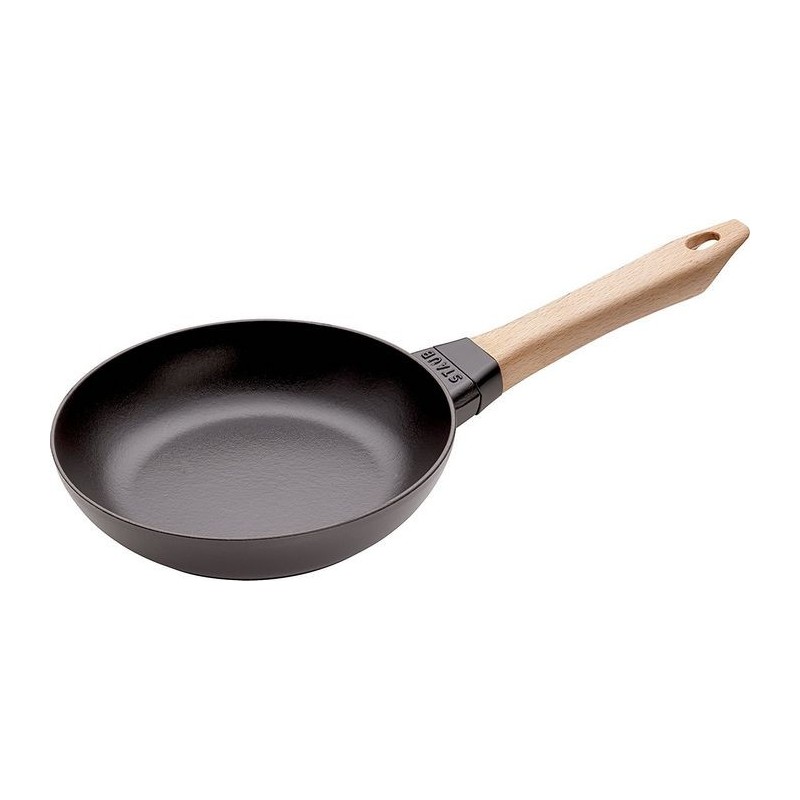 20cm Black Cast Iron Frying Pan