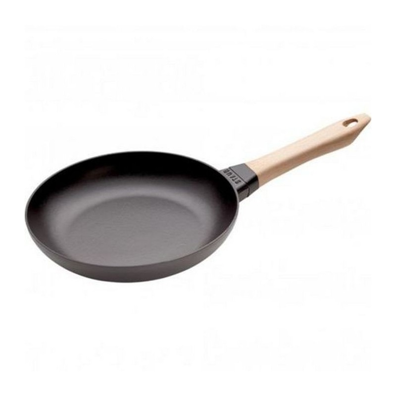 28cm Black Cast Iron Frying Pan