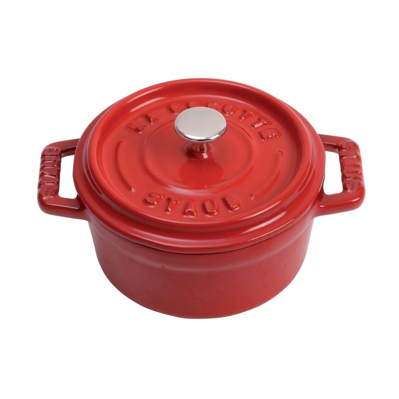 Ceramic Mini Cocotte 10 cm Red