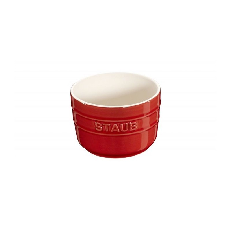 Ceramic Mini Ramekin 8 cm Red Set of 2