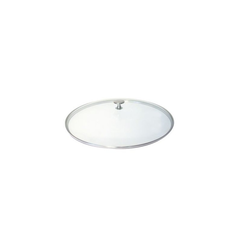 Glass Lid with Knob 16 cm Transparent