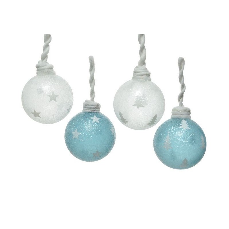 Glass balls to hang dim 8 cm Single Piece