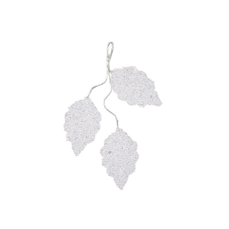 White leaf White dim 12x23 cm