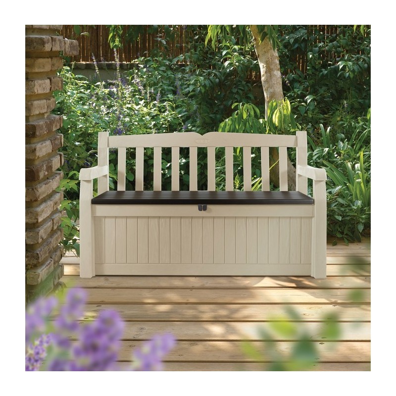 Keter Storage Chest in White GARDEN BENCH Resin