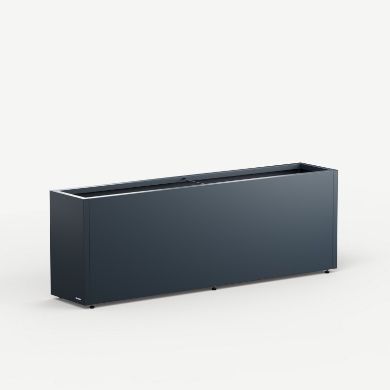 Herstera PLANTER 30 planter in Anthracite metal 150x30x50 cm