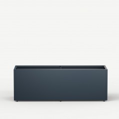 Herstera PLANTER 50 planter in Anthracite metal 150x50x50cm