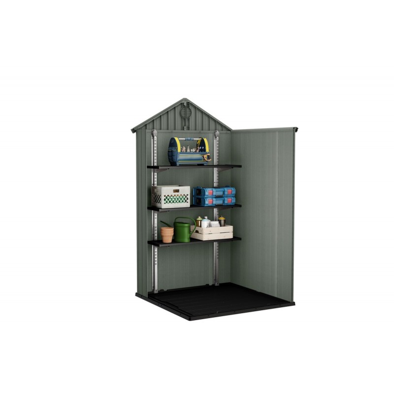 Keter DARWIN 6x4 Green Resin Garden Shed with Front Windows