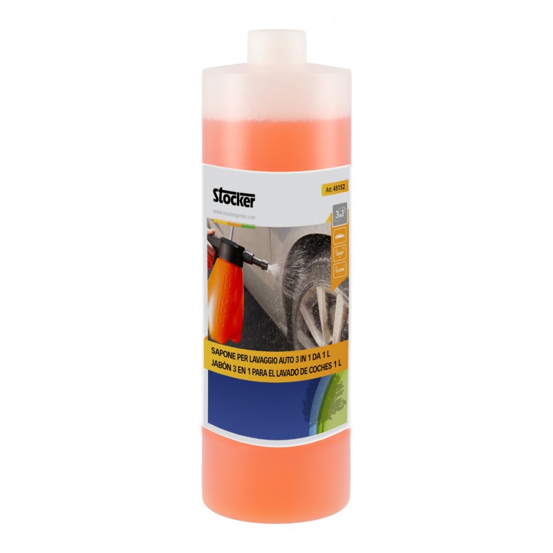 Stocker Sapone per lavaggio auto 3 in 1 da 1 L